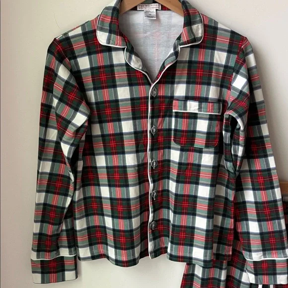 The Beaufort Bonnet Company Pajama Set Aiken Plaid Pima Cotton Holiday Size XS - Picture 5 of 14
